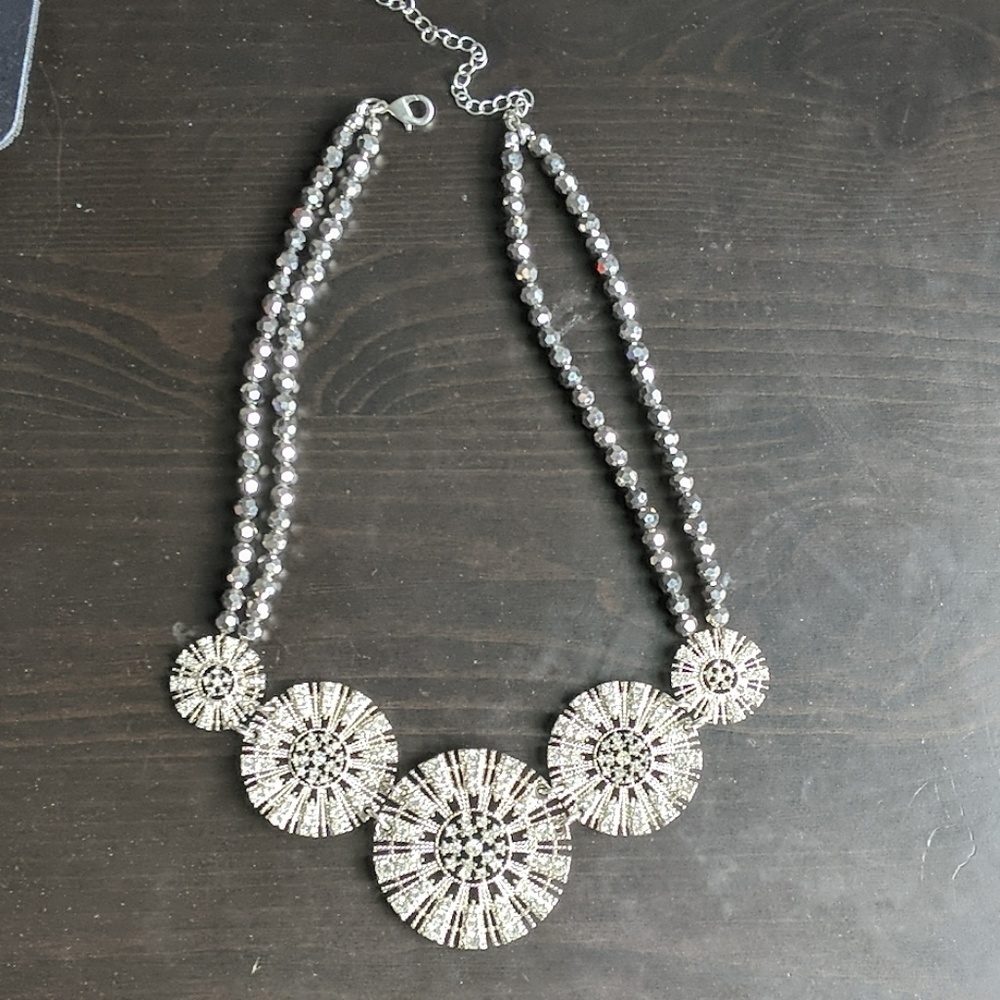 Beautiful Silver Diamond necklace